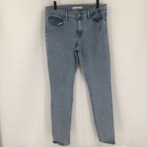 Levis 711 skinny light wash jean ankle mid-rise denim blue women 31
